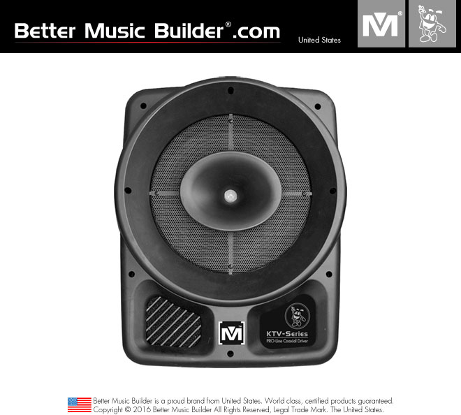 Better Music Builder (M) PS-312 2-way full range Passive / Non-Powered Coaxial Speaker