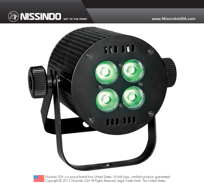 Nissindo AH020-4 Mini Quad LED Par