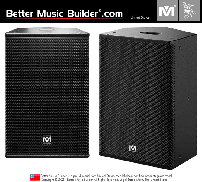 Better Music Builder (M) DFS-12A Active/Powered Loudspeaker 800 Watts (Pair)