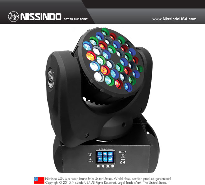 Nissindo IC-A060 Beam Moving Head Light (each)