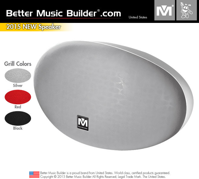 Better Music Builder (M) O-6 2-Way Full Range Speaker 320 Watts (Pair)