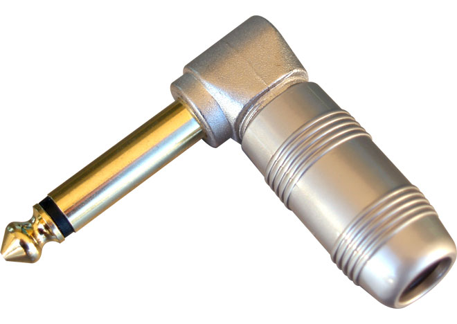 1/4-Inch Right Angle Plug (Each)