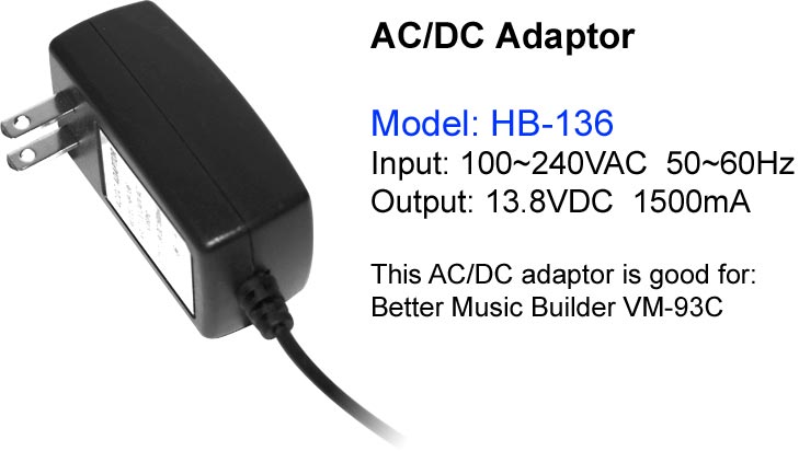 AC/DC Adaptor HB-136