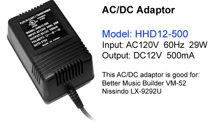 AC/DC Adaptor HHD12-500