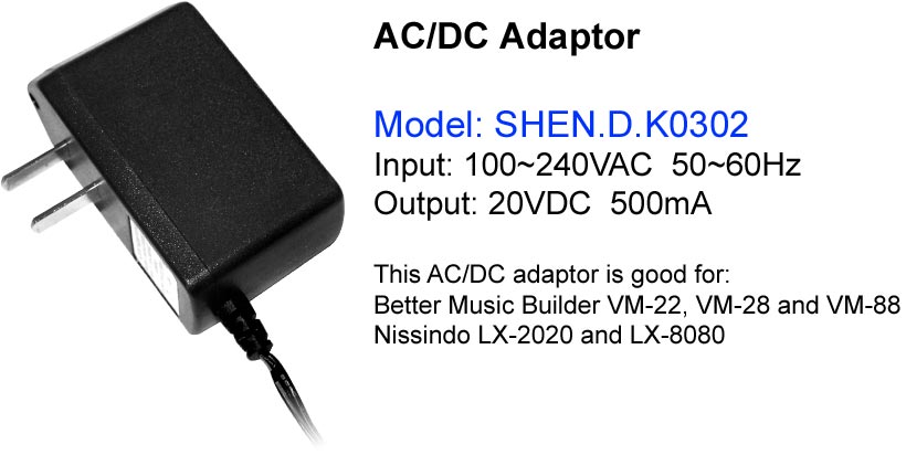 AC/DC Adaptor SHEN.D.K0302