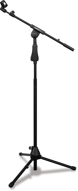 BY-788 Tripod Microphone Stand with Boom Arm (Black)