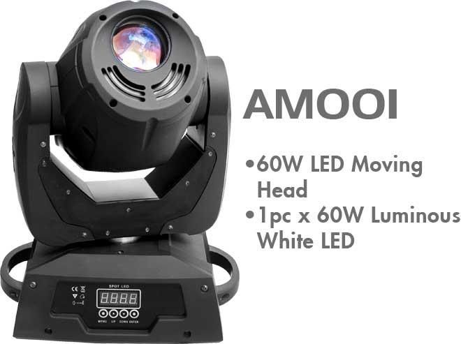 Nissindo AM001 60W LED Moving Head Light