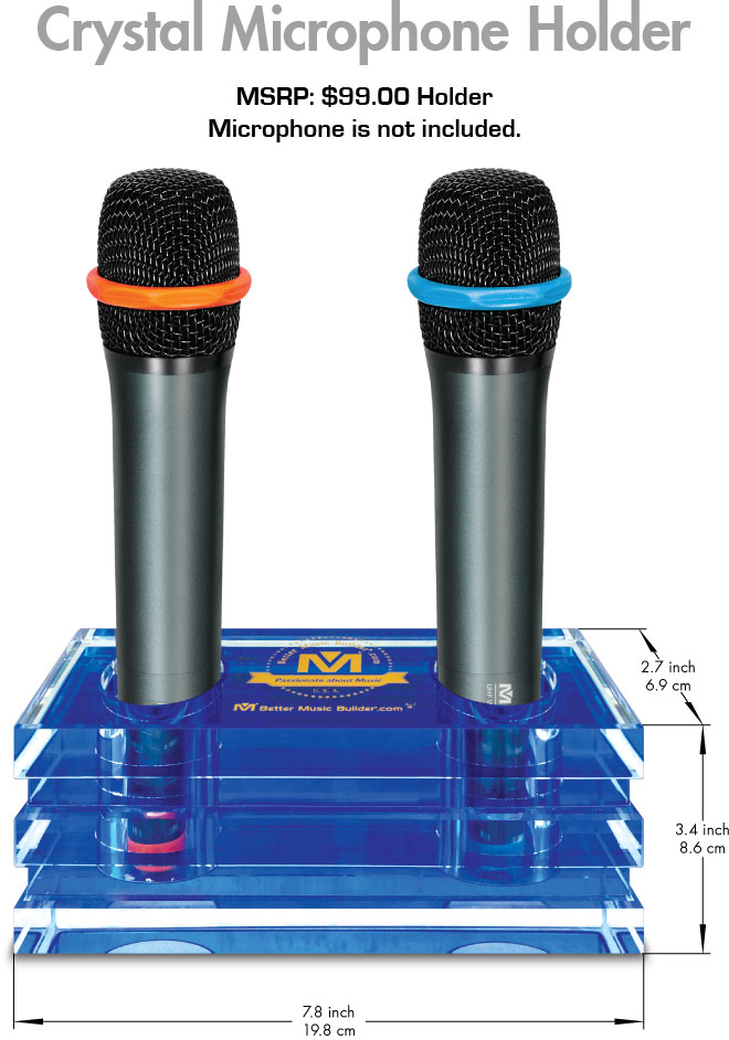 Better Music Builder (M) Crystal Microphone Holder