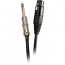 Microphone Cable XLRF to 1/4''