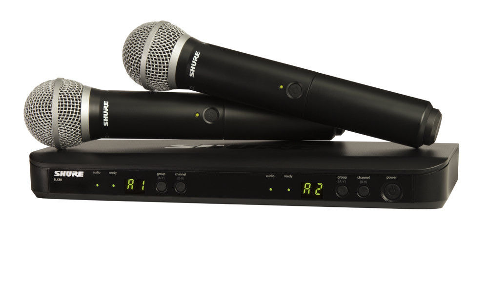 Shure  BLX288/PG58 Dual Channel Handheld Wireless System