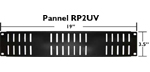 Nissindo RP2UV Rack Vent Panel