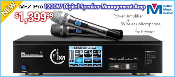 M-6 1500W Digital Speaker Management Amplifier